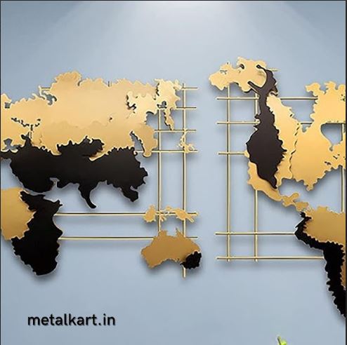 Metalkart special Global Odyssey Wall Décor (48 x 24 Inches)