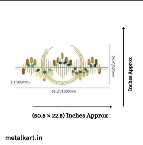 Metalkart Special Hunter's Moon Halo Wall Art (50.5 x 22.5 Inches)