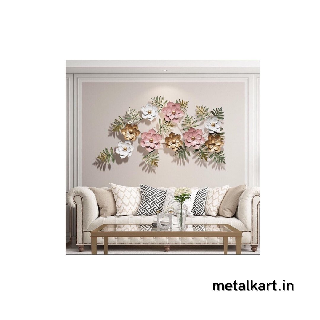 Metalkart special tropical metallic wall art (48 x 25 Inches)