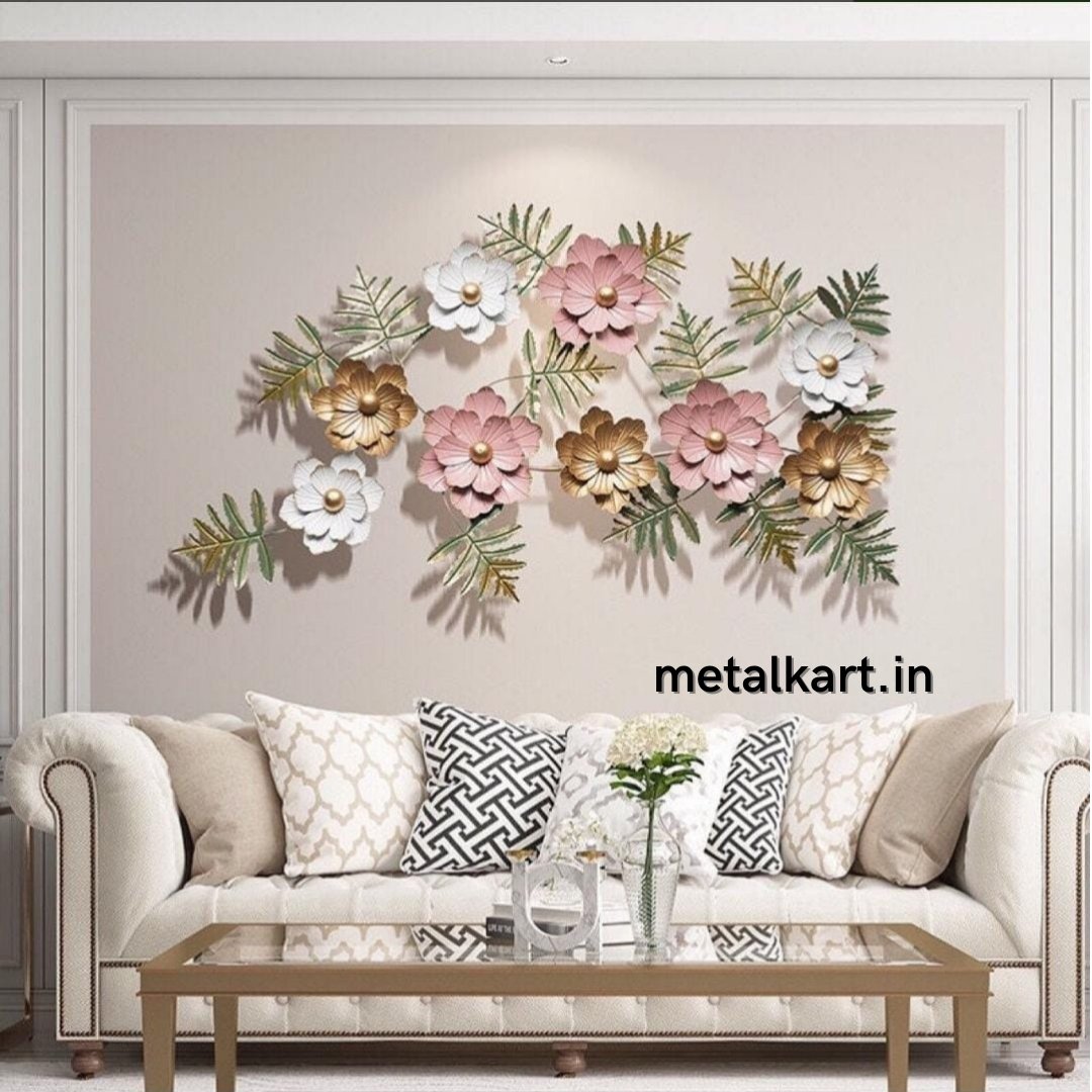 Metalkart special tropical metallic wall art (48 x 25 Inches)