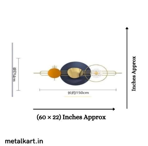 Metalkart Special Whispers of the Universe Wall Art (60 x 22 Inches)