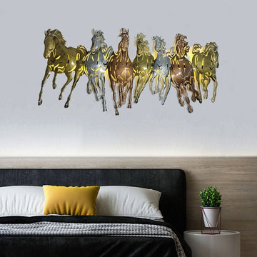 Metallic 7 Horses (Starting 17x1.5x30Inches)