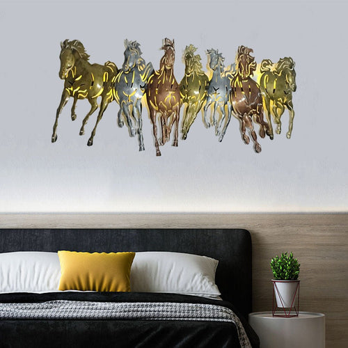 Metallic 7 Horses (Starting 17x1.5x30Inches)