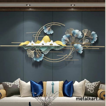 Metallic Alpine Horizon Wall Accent (50 x 21 Inches)