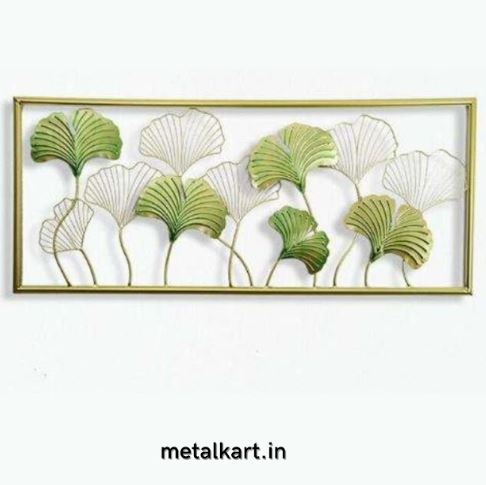Metallic Botanical Harmony Wall Accent (48 x 24 Inches)