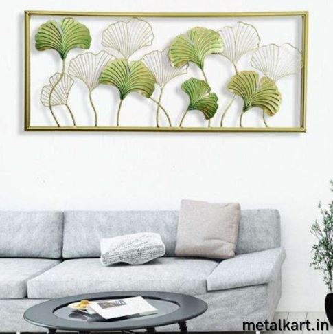Metallic Botanical Harmony Wall Accent (48 x 24 Inches)