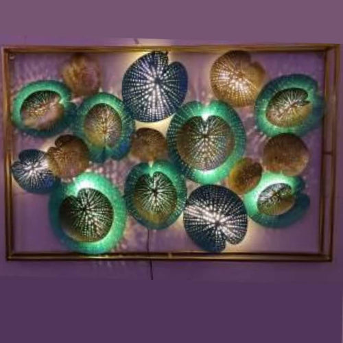 Metallic Box Leaf Zara (48x3.5x32)