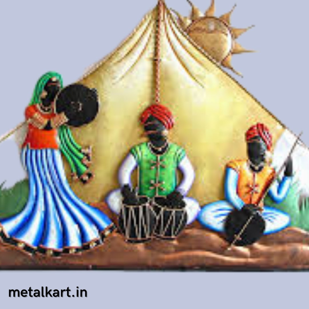 Metallic dunes night wall art (24 x 18 Inches)