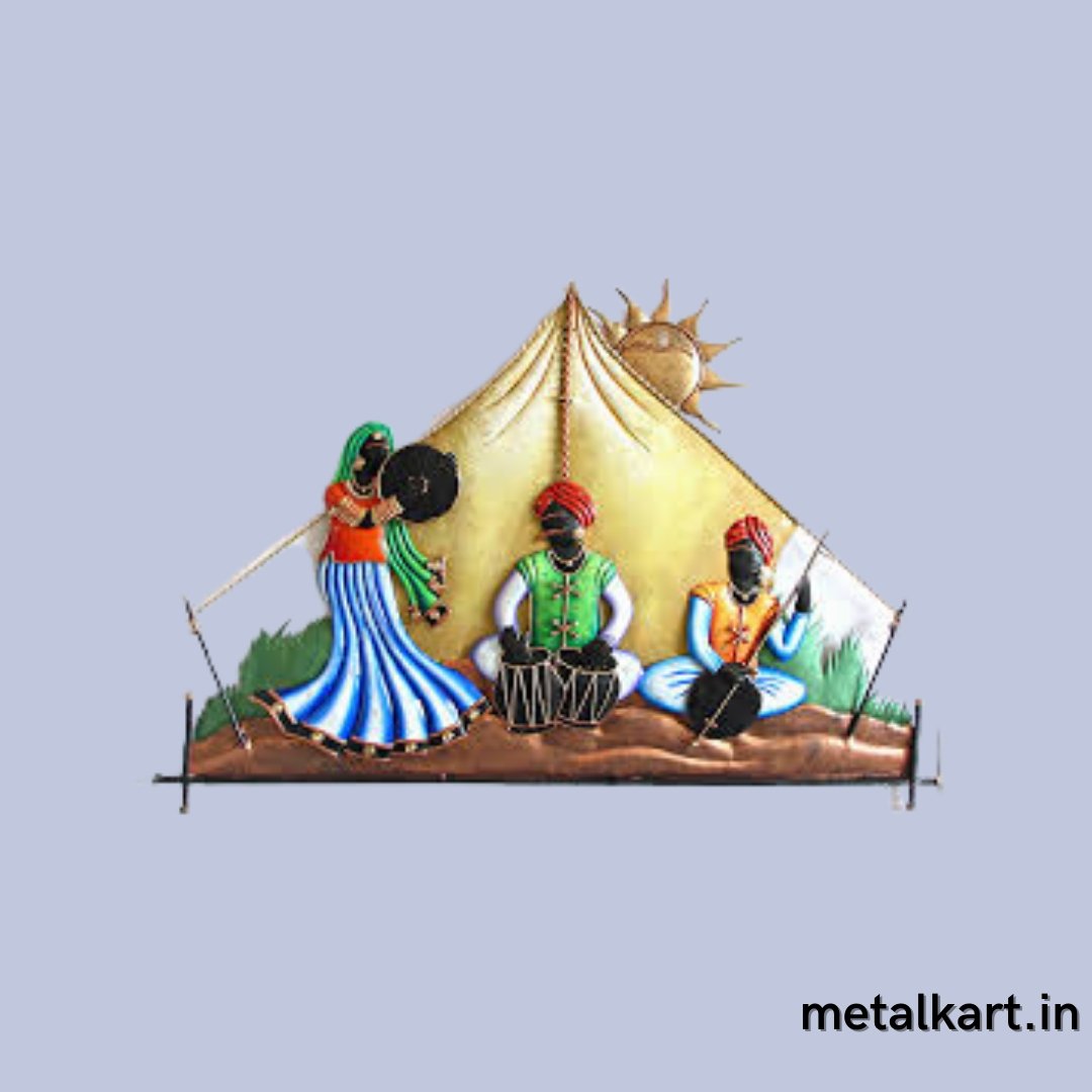 Metallic dunes night wall art (24 x 18 Inches)