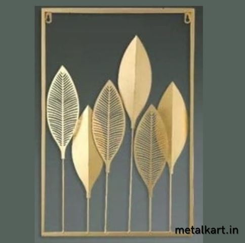 Metallic Floral Flourish Wall Art (16 x 24 Inches) Each Panel