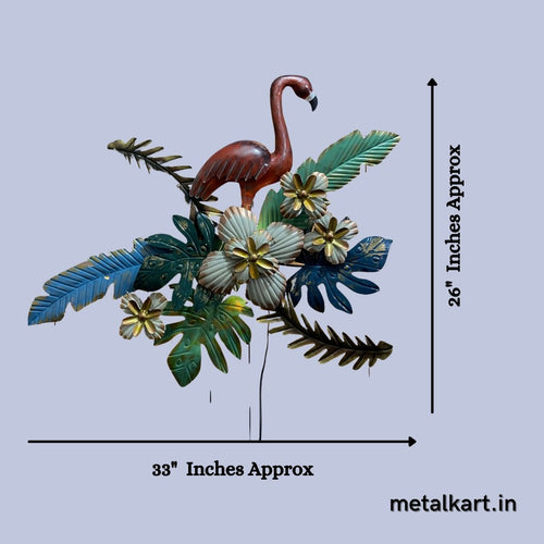 Metallic Flower Bagula (33 x 26 Inches)