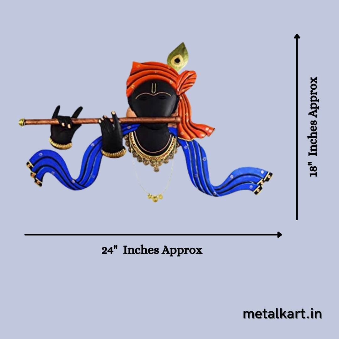 Metallic Krisna Sandesh (24 x 18 Inches)