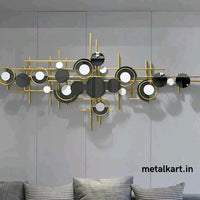 Thumbnail for Metallic minimalist wall design (55 x 25 Inches)