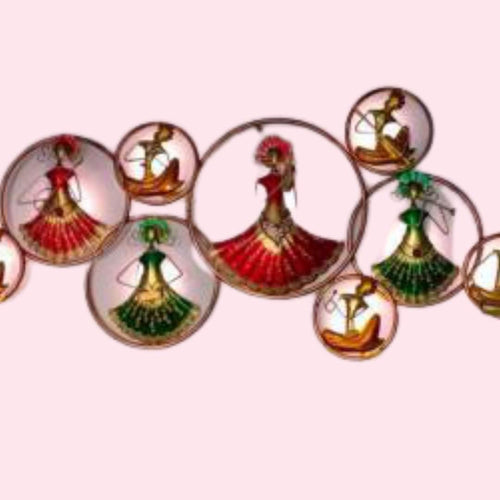 Metallic Nine Circle Doll (56x3x25 Inches)