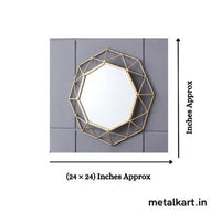 Thumbnail for Metallic Octagonal Mirror (24 x 24 inches)