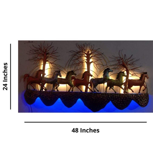 Metallic Pahadi Ghode (48 * 24 Inches)