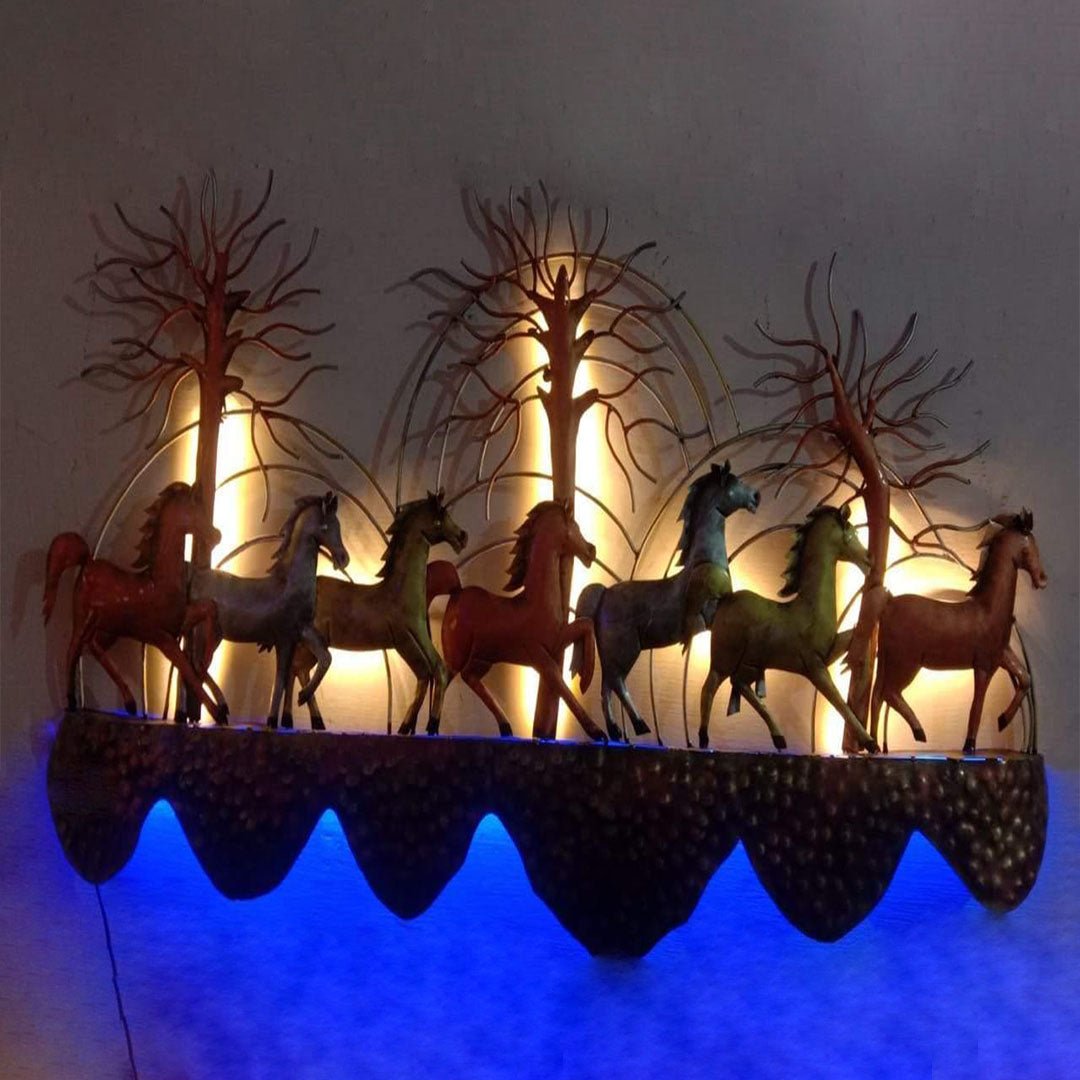 Metallic Pahadi Ghode (48 * 24 Inches)