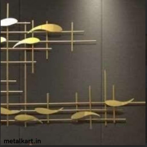 Metallic Pisces Rhapsody Wall Art (60 x 28 Inches)