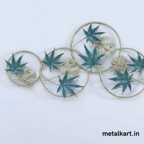 Metallic Rings with Tulip Flowers (50 x 22 Inches)