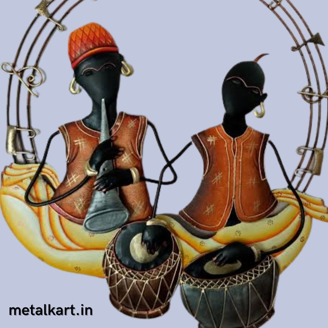 Metallic Sangeetshaala Wall Art (26 x 24 Inches)