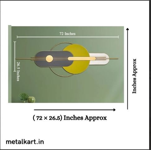 Metallic Shadowplay Serenade Wall Art (72 x 26.5 Inches)