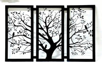 Thumbnail for Metallic Shady tree with Birds wall design