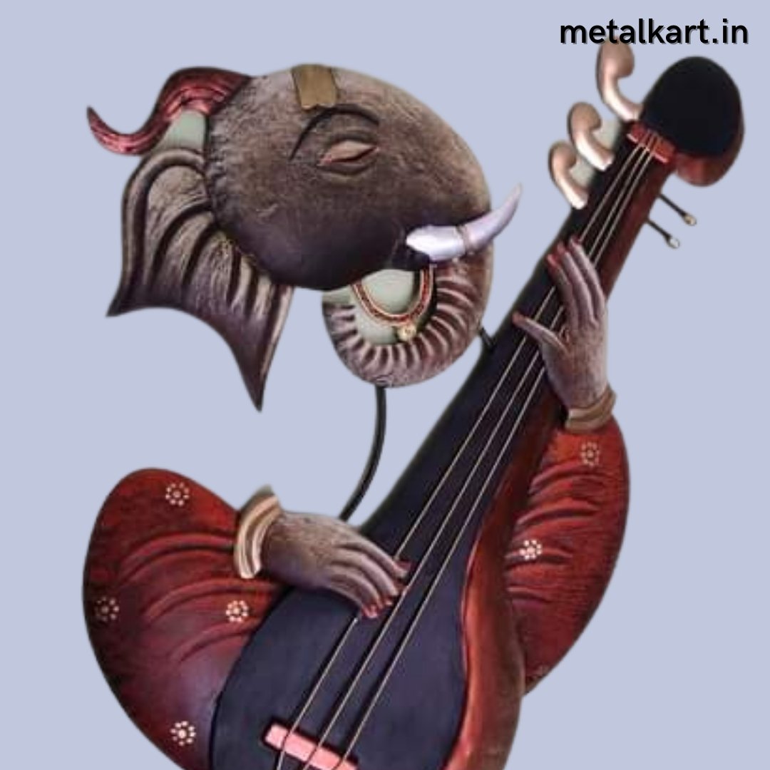 Metallic Strings with Ganesha (22 x 16 Inches)