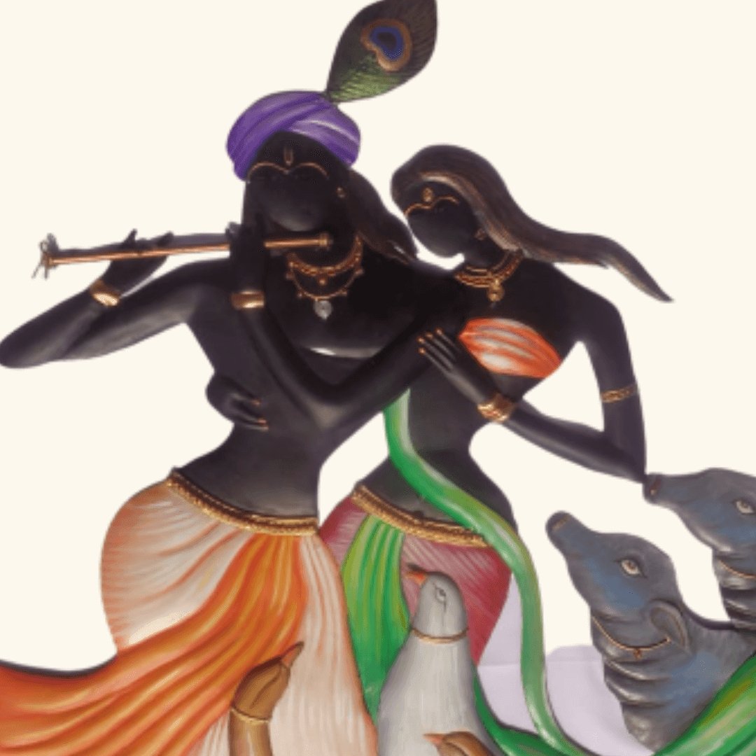 Metallic Wall Art Shringar Ras (28 x 24 inches)