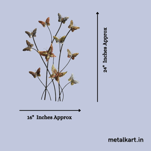 Mettalic roots of Butterflies (24 x 16 Inches)