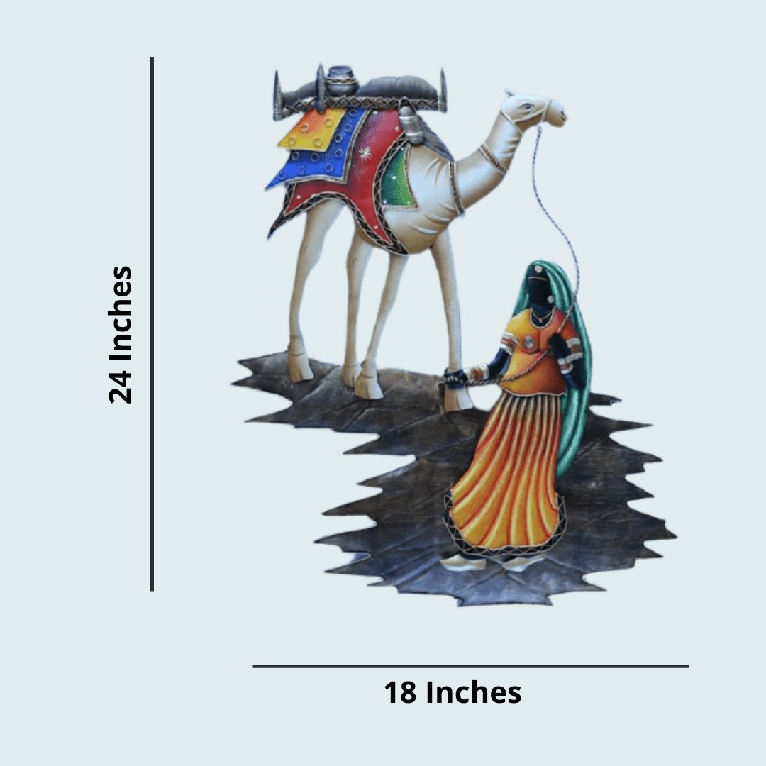 Mettalic Wall Art Jaisalmer (24 x 18 inches)