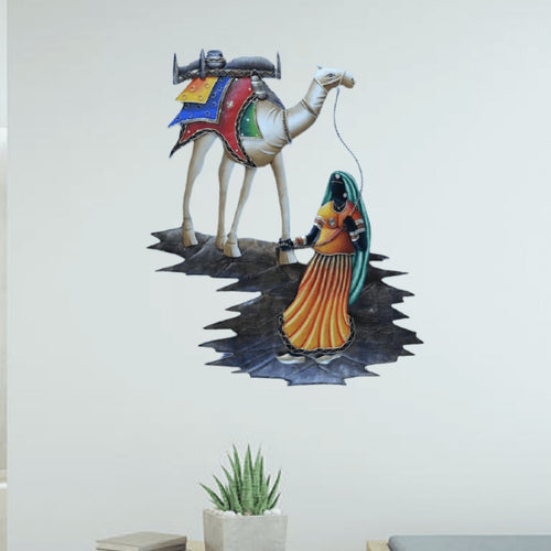 Mettalic Wall Art Jaisalmer (24 x 18 inches)