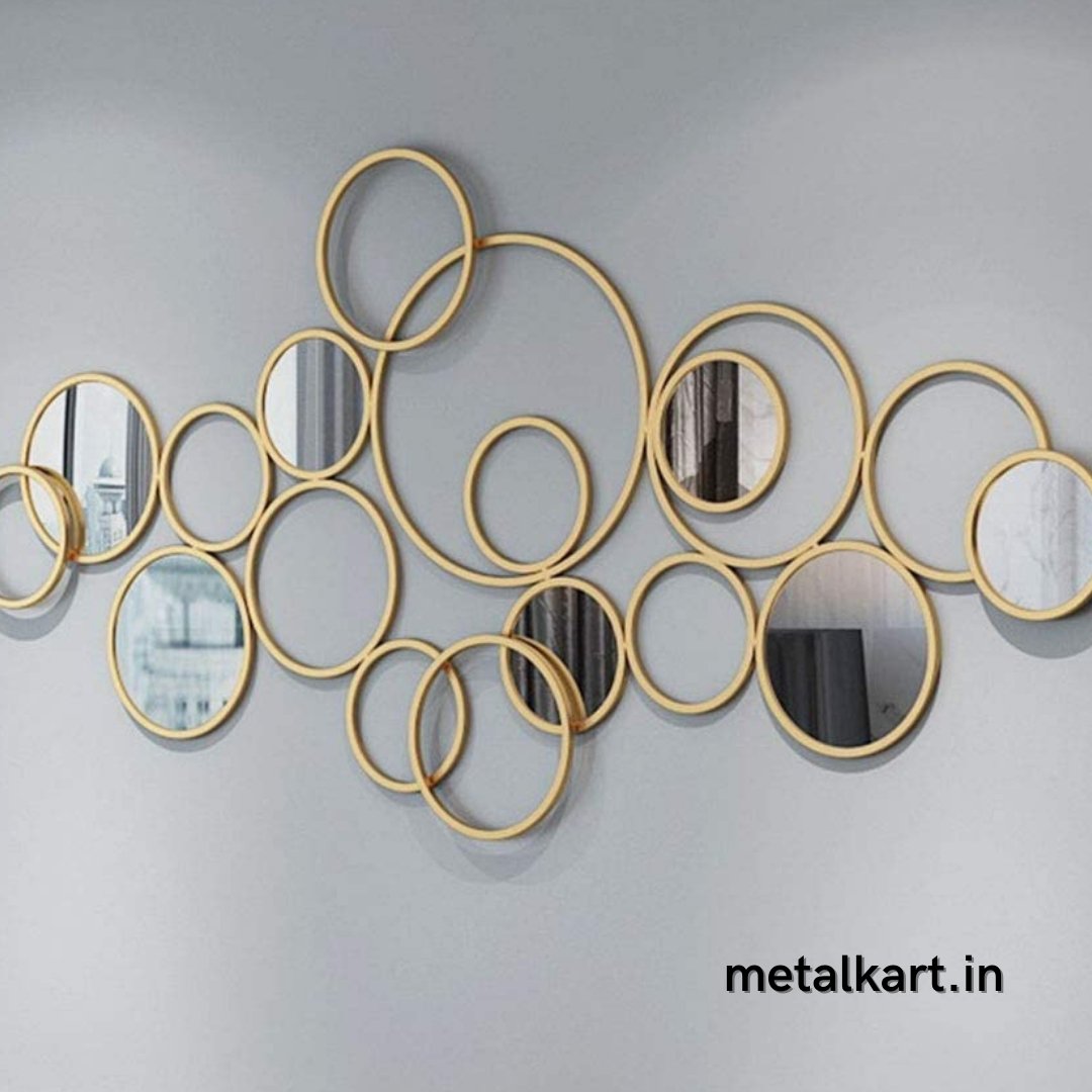 Multicircular 7 rounded mirrors (48 x 24 Inches)