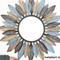 Thumbnail for Multicolor Leafy Mirror (30 Inches)