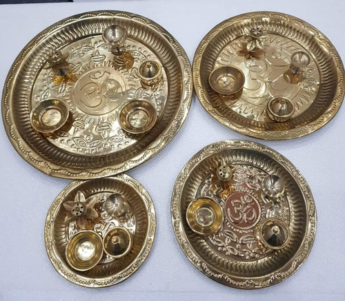 Om Simple Pooja Thali