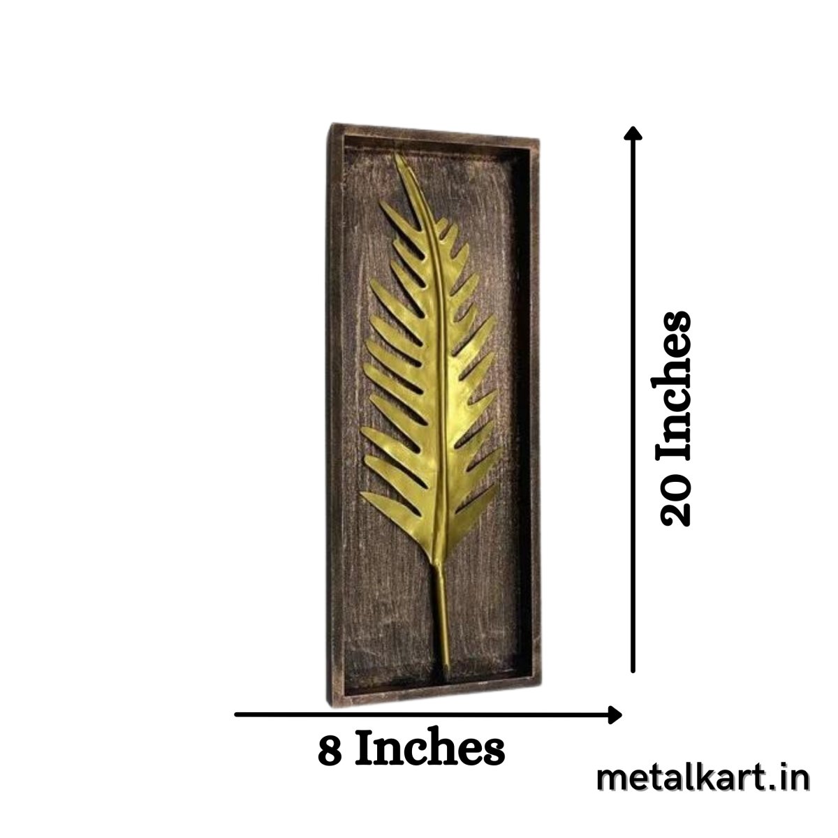Palm Leaf Wall Decor (20 x 8 Inches)