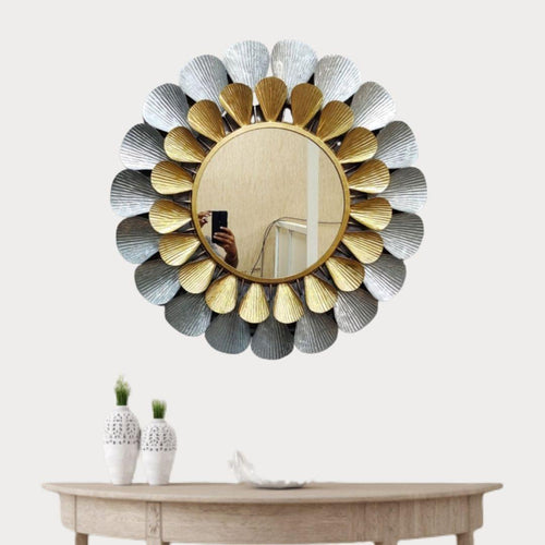 Petal Circular Mirror (24 Inches Dia onwards )
