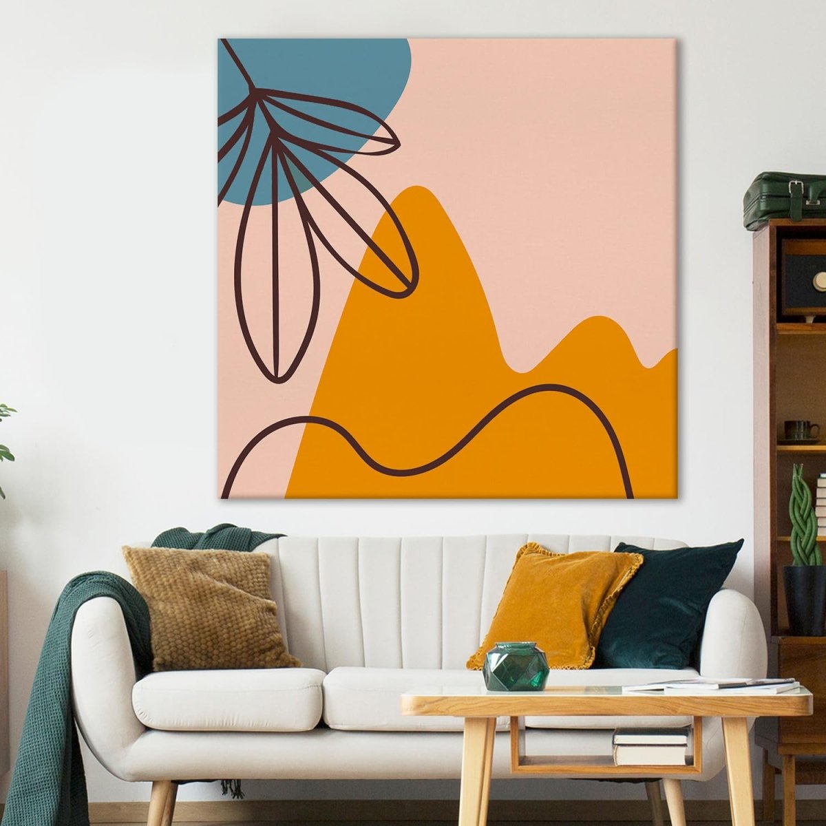 Reaching for the Sky boho Wall Art (36 x 36 Inches)
