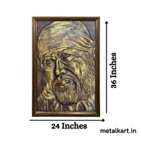 Thumbnail for Sai Baba 3D Wall Hanging (36 x 24 Inches)