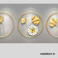 Thumbnail for Set of 3 Metallic flower filled rings cum watch (20 x 20 inches Each)