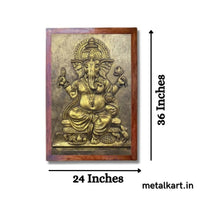 Thumbnail for Sri Ganesh 3D Wall Sculpture (36 x 24 Inches)