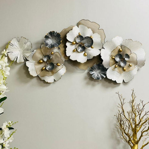 The Blooming Flowers (48 x 23 Inches)