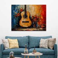 Thumbnail for The Strings and Stems Canvas Wall Art (48 x 36 Inches)