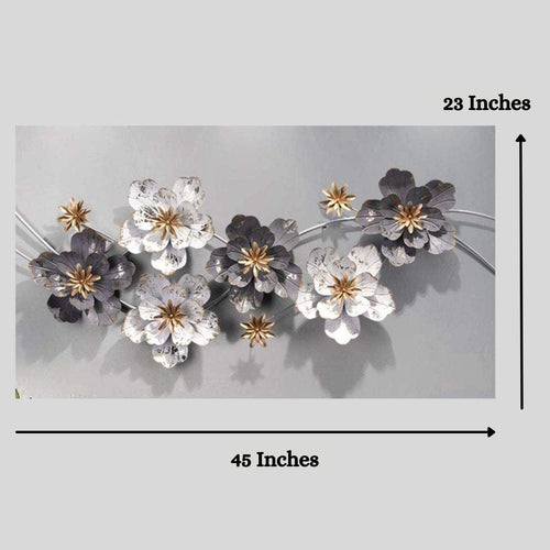 The waving flowers (45 x 20 Inches)