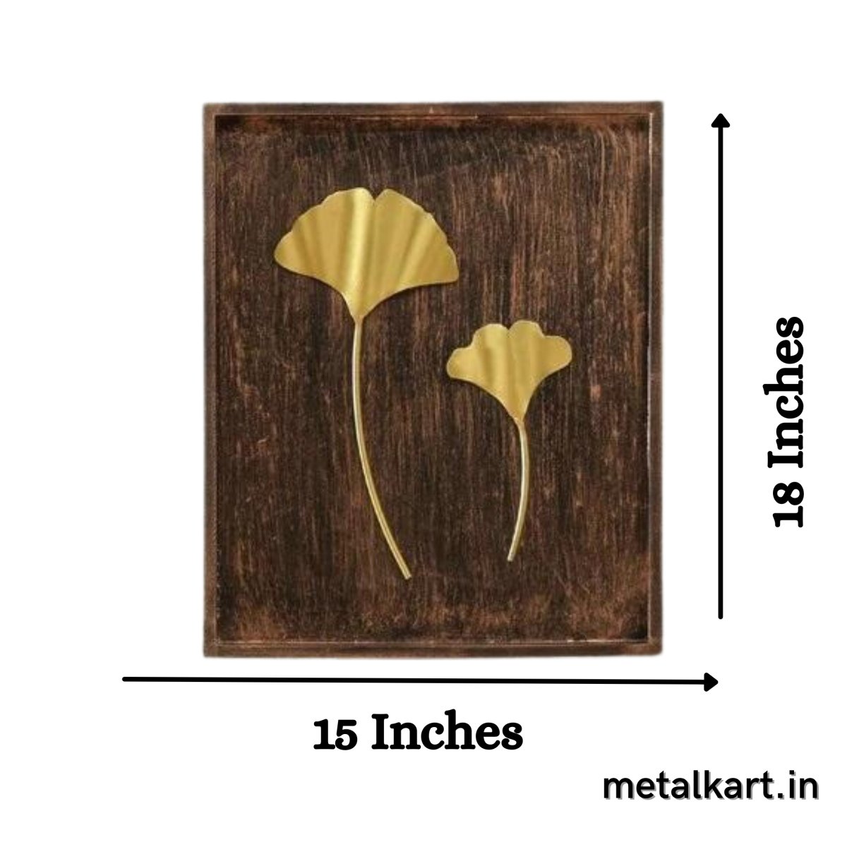 TWIN GINKO LEAF (18 x 15 Inches)