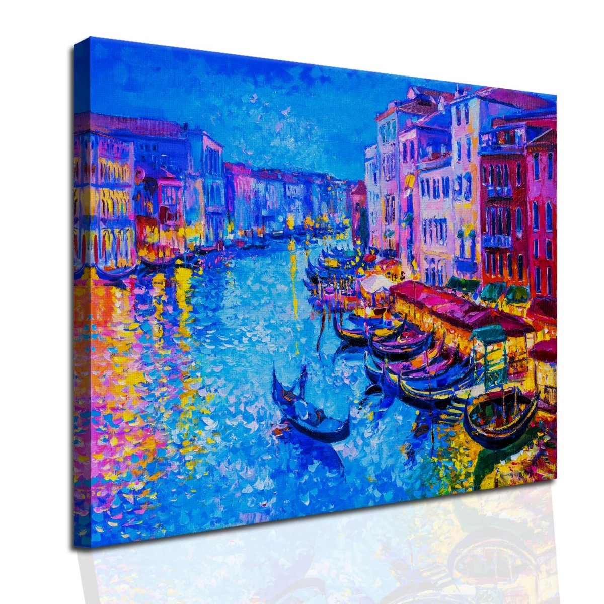 Venice at Sunset Canvas Wall Art (48 x 36 Inches)