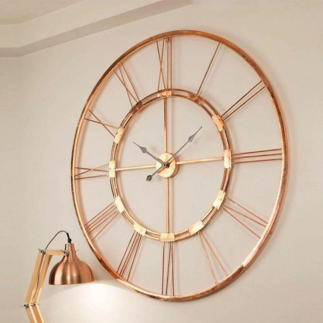 The Art of Time: Exploring the Beauty of Designer Metallic Wall Clocks - Punam Metalcrafts