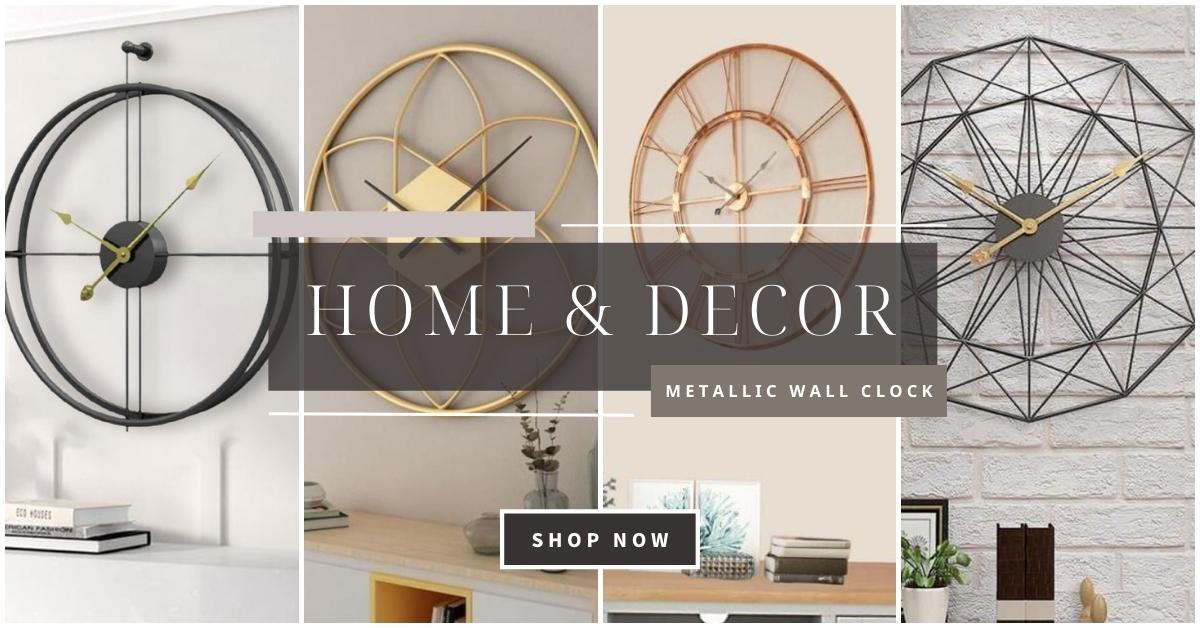 Evergreen Wall Clocks - Punam Metalcrafts