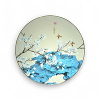 Thumbnail for The Frosted Blossoms Crystal Glass Painting (60 x 60 Cm)