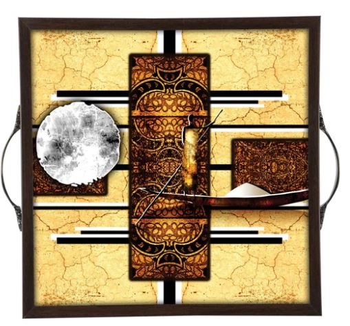 Contemporary Wooden Serving Tray (Starting 9x9 Inches)