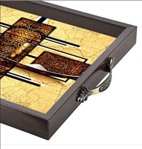 Contemporary Wooden Serving Tray (Starting 9x9 Inches)